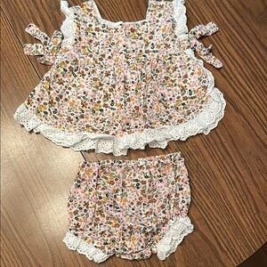 Sweet Magnolia Floral Infant Dress Set